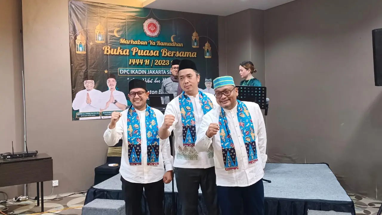 Bontor-Riesky Ajak Pendukungnya Jaga Kekompakan Jelang Pemilihan Ketua Peradi Jaksel.