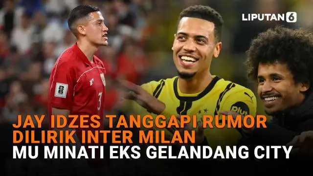 Mulai dari Jay Idzes tanggapi rumor dilirik Inter Milan hingga MU minati eks gelandangan City di News Flash Sport Liputan6.com.