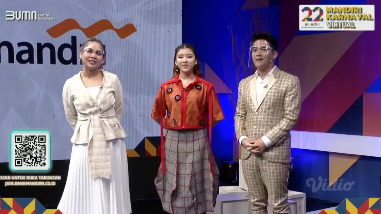 Tampil Cantik dan Memukau, Tiara Andini Bawakan Cidro di Mandiri Karnaval 2020