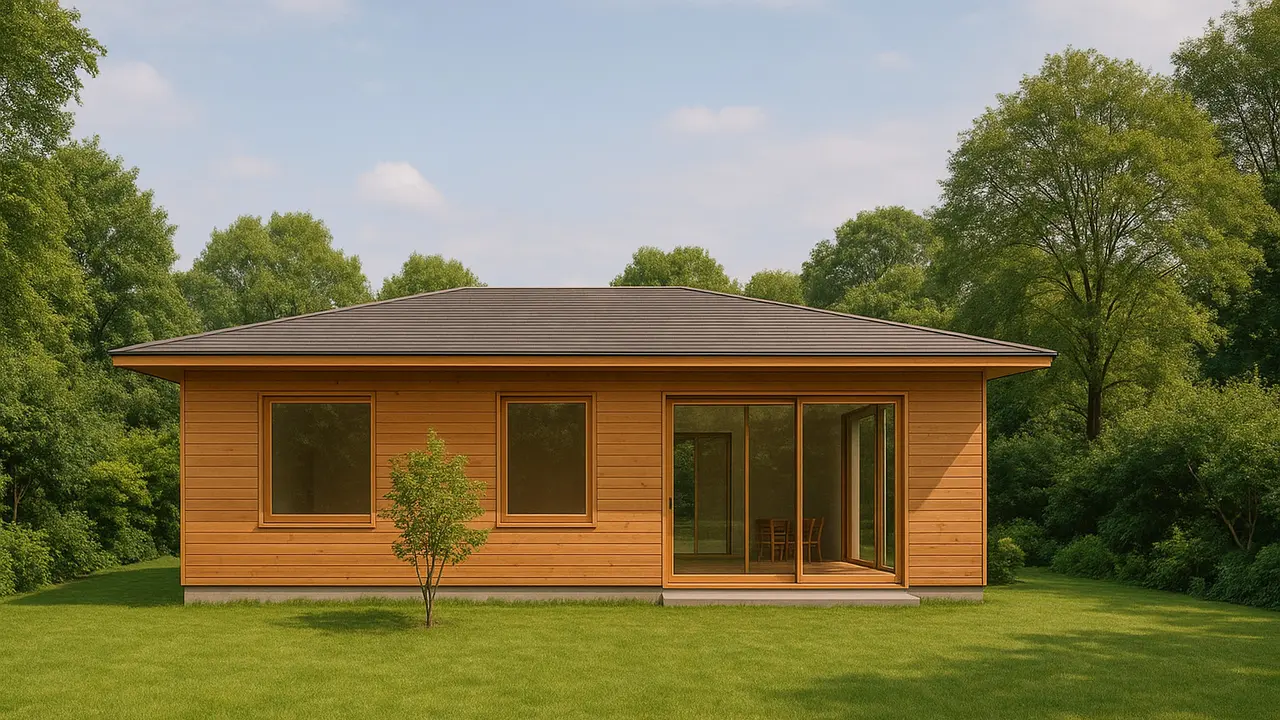 Model Rumah Kayu Minimalis Sederhana yang Estetik