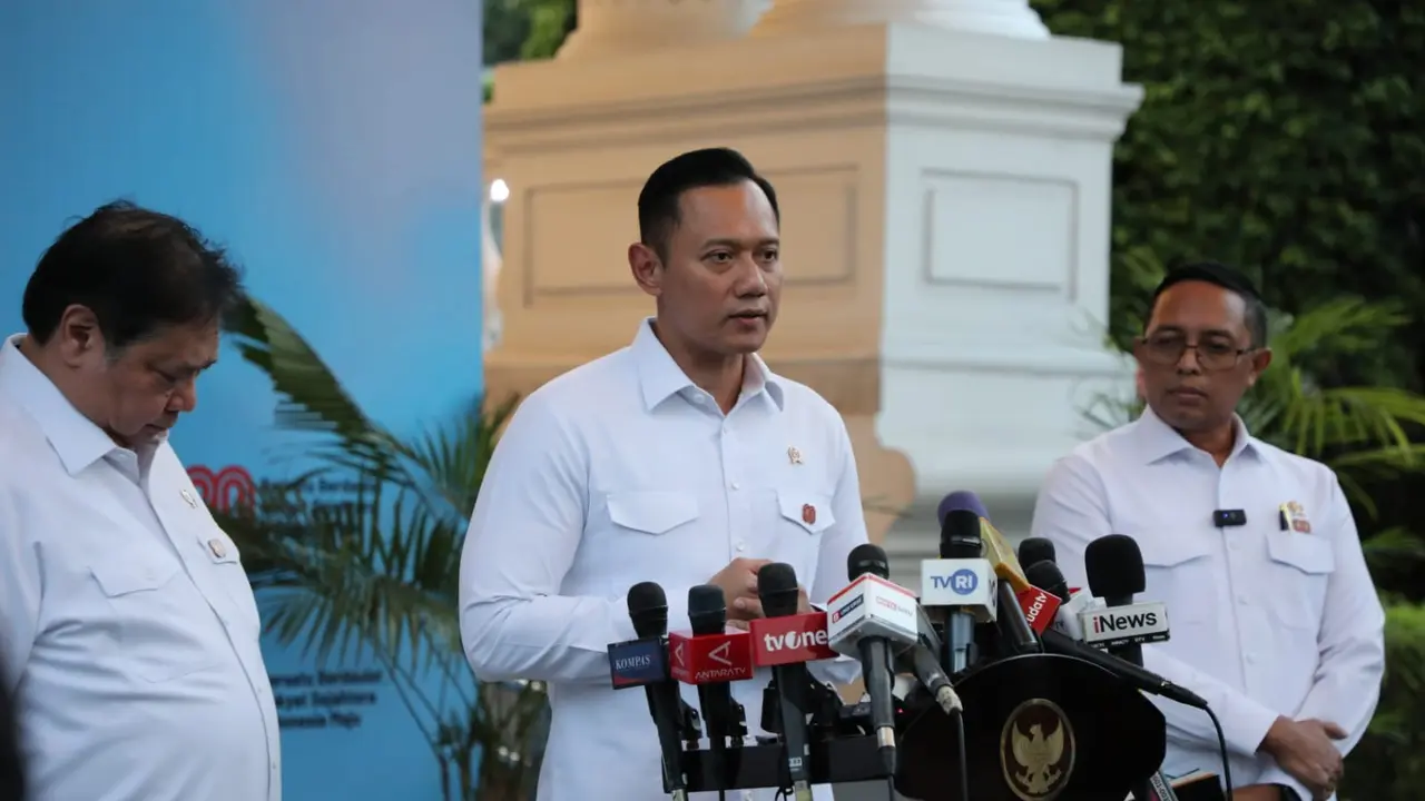 Menteri Koordinator Bidang Infrastruktur dan Pembangunan Kewilayahan, Agus Harimurti Yudhoyono (AHY).