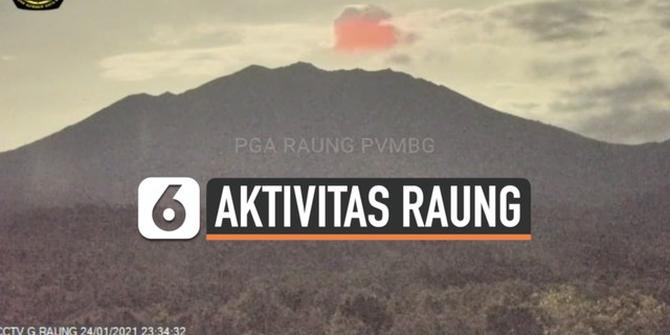VIDEO: Penampakan Cahaya di Atas Puncak Gunung Raung