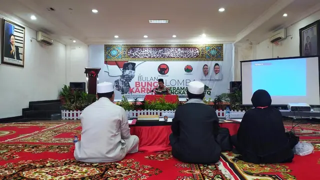 PDIP Sumsel Gelar Lomba Peringatan Bulan Bung Karno dengan Prokes Ketat