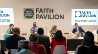 Paviliun Iman pada hari kedua 28th Conference of the Parties (COP28), Sabtu (2/12/2023) menggelar tujuh sesi diskusi. (Ist)