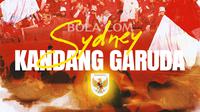 Timnas Indonesia - Ilustrasi suporter timnas indonesia, Sydney Kandang Garuda (Bola.com/Adreanus Titus)