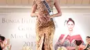 Bicara soal prestasi, kontes Internasional ini bukan yang pertama untuk Bunga Jelitha. Gadis dengan tinggi badan 180 cm ini pernah menjuarai Supermodel International (dahulu Supermodel of Asia Pacific) di tahun 2011. (Deki Prayoga/Bintang.com)