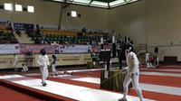 Pengurus Provinsi Ikatan Anggar Seluruh Indonesia Jawa Barat menggelar kejuaraan West Java International Fencing Championship 2018, di Padepokan Voli Sentul, Bogor, Sabtu-Minggu (28-29/4/2018). (Humas Ikasi Jabar)