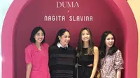 Private soiree &amp; trunk show koleksi busana kolaborasi DUMA X Nagita Slavina di Duma Flagship Store di bilangan Senopati, Jakarta Selatan. (Liputan6.com/Asnida Riani)