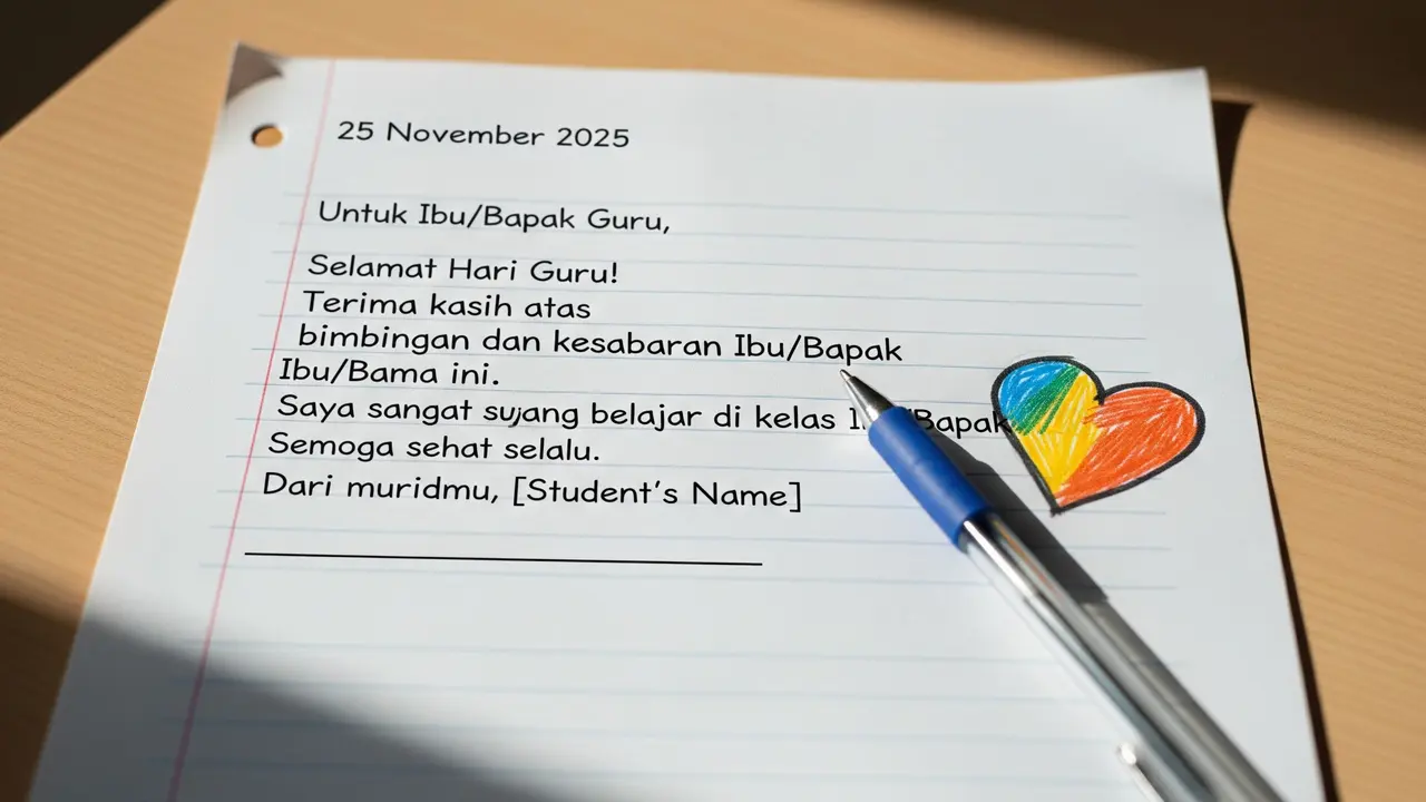 Surat Hari Guru 2025