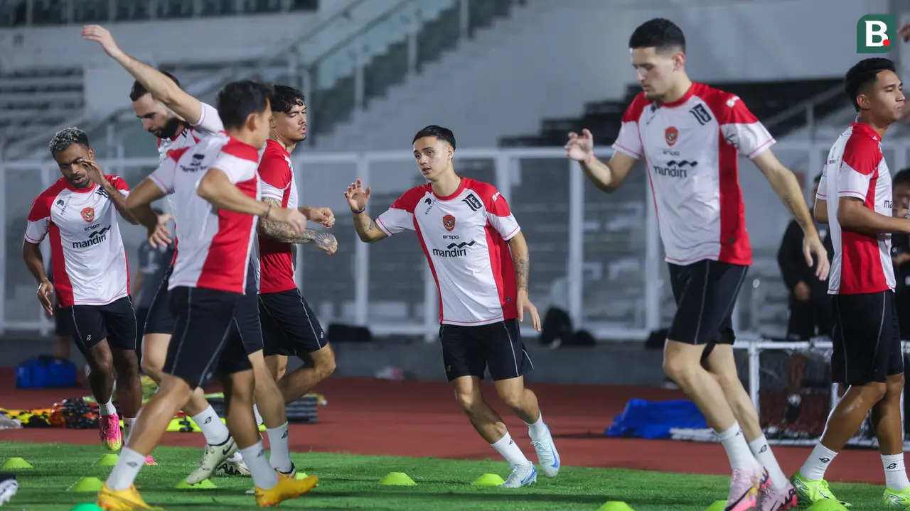 Foto: Sempat Dicoret Shin Tae-yong, Eliano Reijnders Tetap Semangat Ikut Latihan Bersama Timnas Indonesia Jelang Laga Melawan Arab Saudi