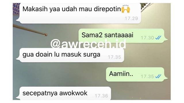 Chat Lucu Basa Basi Doang Ini Bikin Ketawa Ngakak