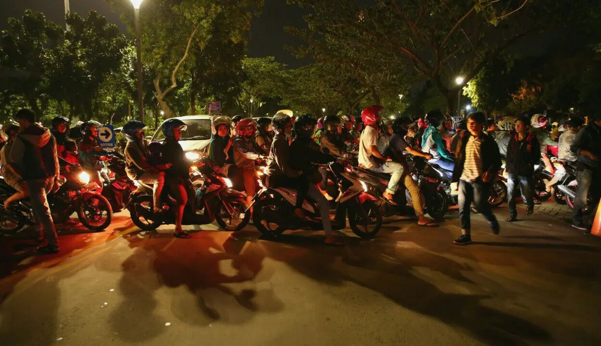 Oleh karena itu, khusus saat fenomena gerhana bulan total pada Rabu, 31 Januari 2018, kawasan Monumen Nasional (Monas) akan dibuka hingga malam hari. (Deki Prayoga/Bintang.com)