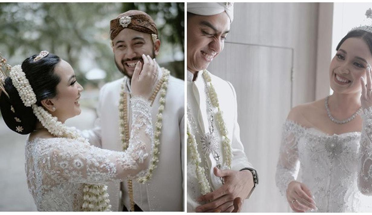 Ini adalah potret kebersamaan Rachel Amanda dan Nimaz Dewantary setelah ijab kabul. Unggah foto candid saat sedang tertawa, tak sedikit penggemar yang juga merasakan kebahagiaan dua sahabat yang terpaut usia 2 tahun ini. Suami Rachel Amanda dan Nimaz Dewantary bukan dari kalangan artis, sosok Narawastu Indrapradna dan Radifan Mirza ini pun dikulik publik. (Liputan6.com/IG/@auroramanda95/@nimazdewantary)