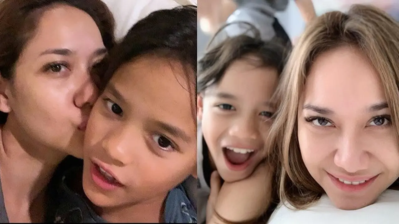 6 Potret BCL Pamer Muka Bantal Bareng Noah Sinclair, Bukti Ibu dan Anak Kompak