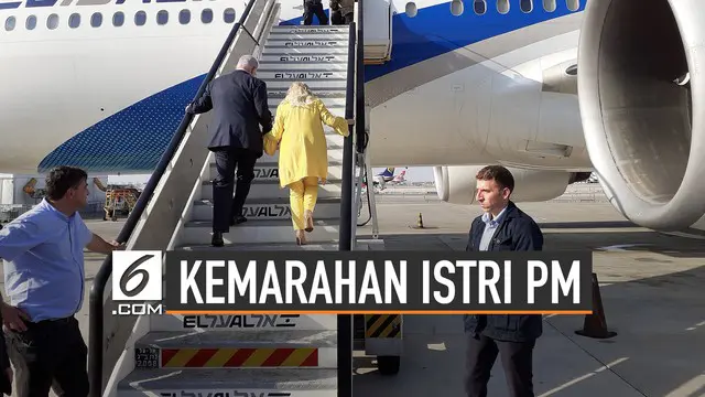 VIDEO: Kemarahan Istri PM Israel Karena Tak Disapa Pilot
