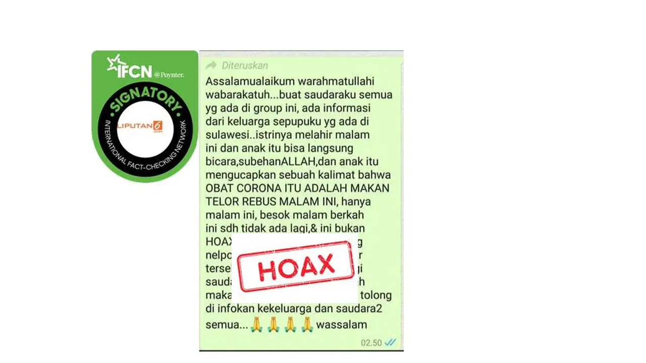 Cek fakta telur rebus