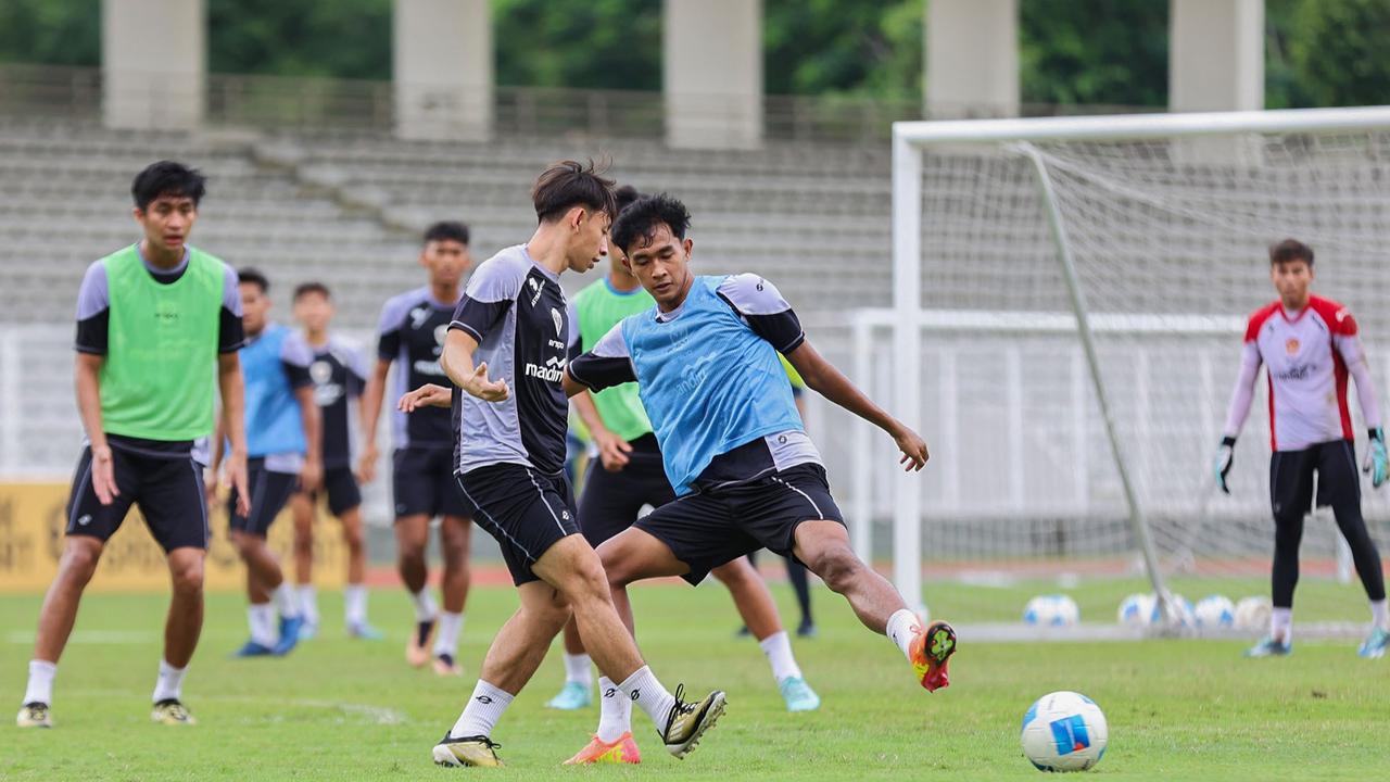 FOTO: Latihan Timnas U-20 Jellang Laga Piala Asia 2025