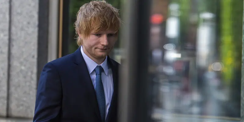 Ed Sheeran Hadiri Sidang Gugatan Hak Cipta Lagu Thinking Out Loud