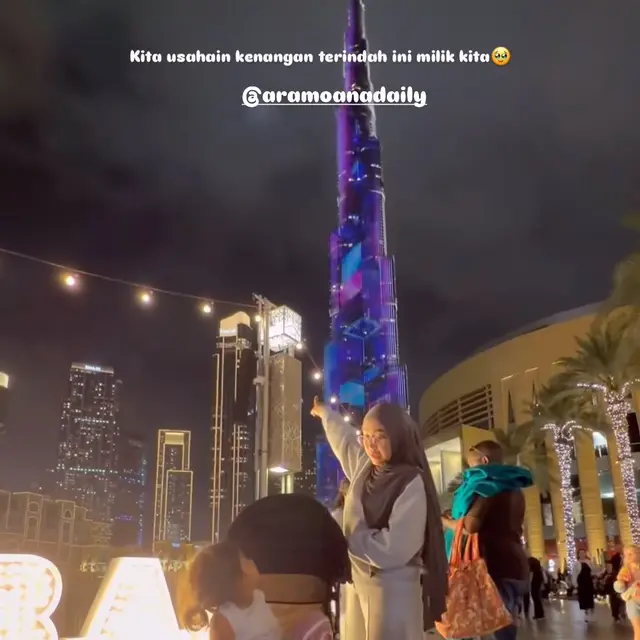 Potret Liburan Ria Ricis dan Moana di Dubai