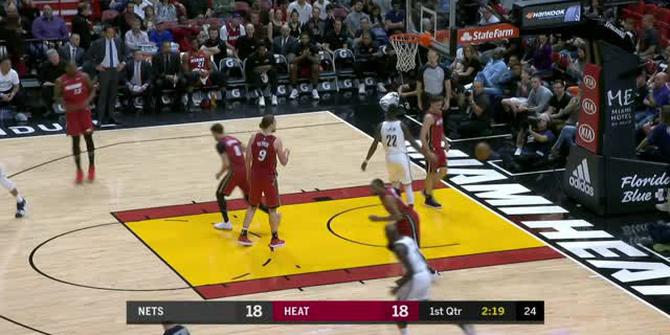 VIDEO : GAME RECAP NBA 2017-2018, Nets 111 vs Heat 87