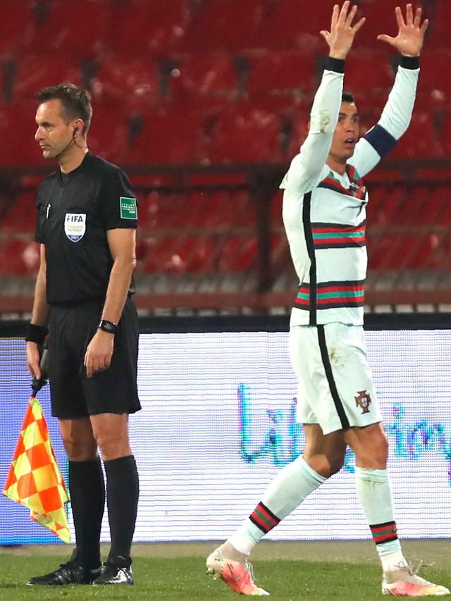 Kapten Timnas Portugal, Cristiano Ronaldo.