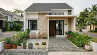 9 Kombinasi Tanaman dan Batu Alam yang Membuat Teras Minim Perawatan dan Cantik Maksimal