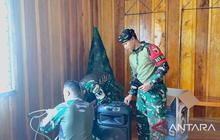 Satgas Yonif 511 Beri Bantuan Pengeras Suara, Pererat Toleransi di Gereja Malagai Papua Pegunungan