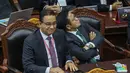 Dalam putusannya, MK menyebutkan bahwa tak terbukti adanya intervensi Presiden terkait penetapan capres-cawapres 2024 seperti yang dituduhkan kubu AMIN. (Liputan6.com/Angga Yuniar)