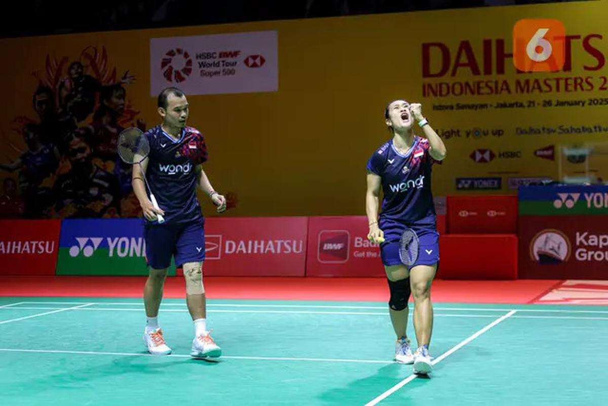Indonesia Masters 2025: Rinov / Lisa ke Semifinal, Air Mata Haru Langsung Tumpah