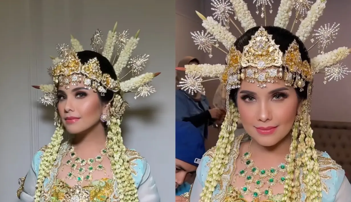 Annisa Pohan kembali mencuri perhatian publik dengan pesona  dalam menampilkan warisan budaya Nusantara. [@barry_irawan].
