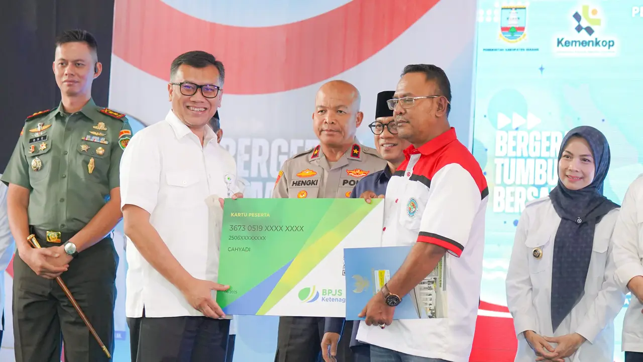 274 Koperasi Desa Merah Putih Kabupaten Serang Pelopori Kepesertaan BPJS Ketenagakerjaan