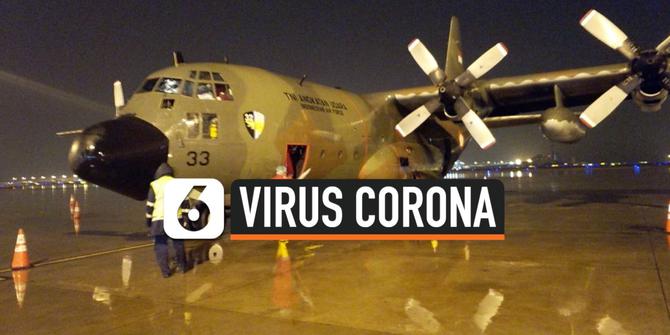 VIDEO: Pesawat Hercules TNI Bertolak dari China Bawa 9 Ton Alat Medis Corona