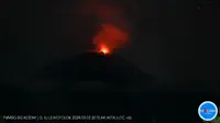 Gunung Ili Lewotolok di Kabupaten Lembata Nusa Tenggara Timur (NTT) kembali erupsi pagi ini, Senin 4 Maret 2024. (Liputan6.com/ PVMBG)