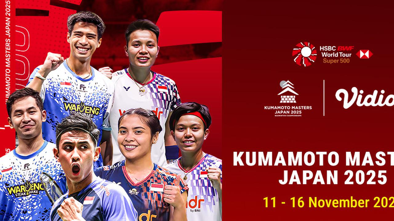 Link Live Streaming Badminton Kumamoto Masters Japan 2025, Eksklusif di Vidio
