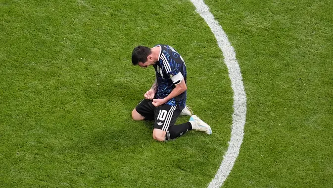 Tumbangkan Inggris, Lionel Messi: Argentina Tak Pernah Berhenti Percaya