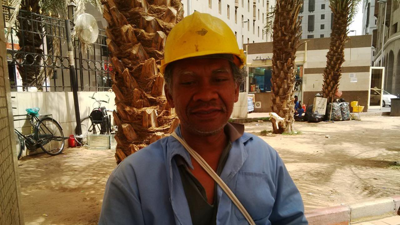 Di Madinah, Pria asal Pati ini bekerja untuk perusahaan Bin Laden Group (Liputan6.com/Fiki Ariyanti)