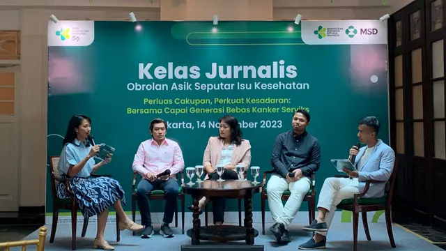 Diskusi Jurnalis tentang Kanker Serviks