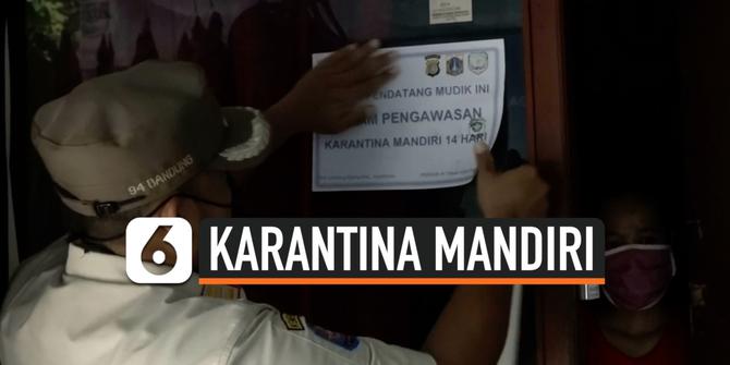 VIDEO: Pemudik yang Tiba Dipaksa Melakukan Isolasi Mandiri