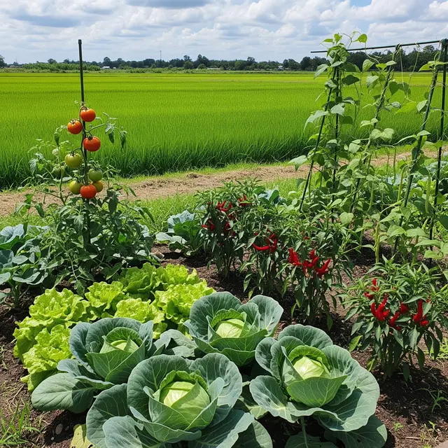 Tanaman Sayur yang Cocok Ditanam di Rumah Dekat Persawahan