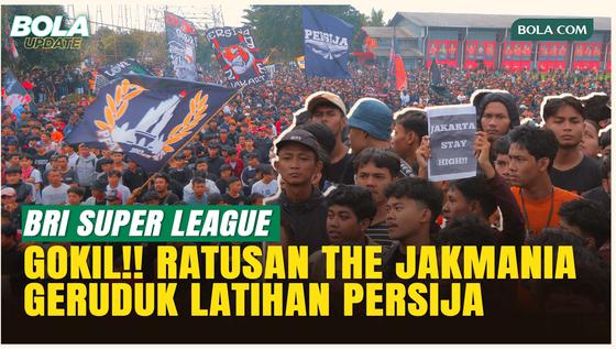 Merinding! Ratusan The Jak Mania Geruduk Latihan Persija Jakarta Jelang Laga Vs Persib Bandung