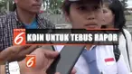 Siswi SMK di Gunungsitoli kumpulkan uang receh dari pengendara untuk menebus rapornya yang ditahan karena belum bayar uang komite sekolah.