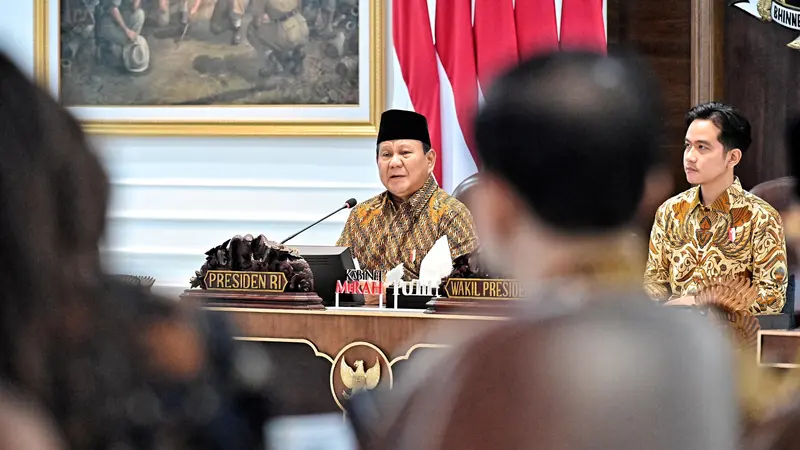 Prabowo Pimpin Sidang Kabinet Perdana di Istana Jakarta