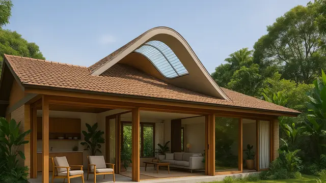 Model Rumah Agar Tidak Panas/Ilustrasi gambar oleh AI