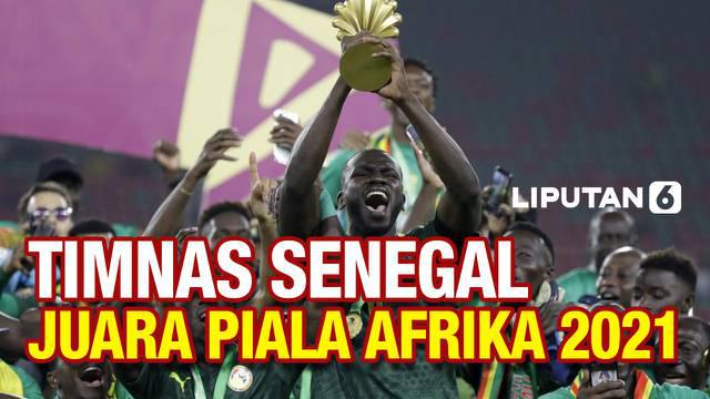 Timnas Senegal berhasil menjadi Juara Piala Afrika 2021. Kemenangan diraih Senegal usai singkirkan Mesir di babak final lewat adu penalti  4-2.
