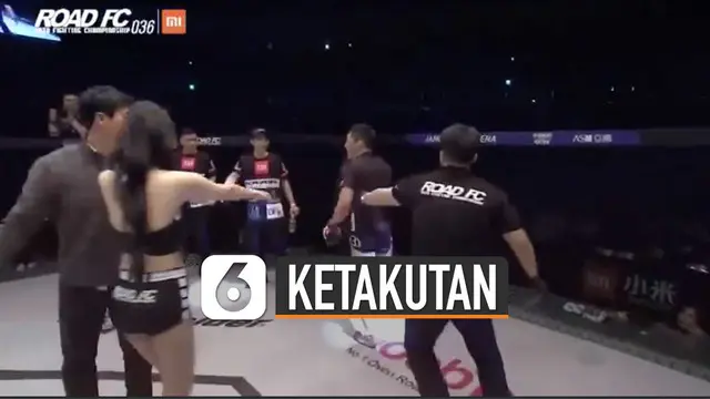 VIDEO: Menang, Atlet MMA Malah Lari Ketakutan Didekati Ring Girls