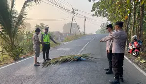 Jasad Wanita Tergeletak di Jalan Lintas Timur Sumatera