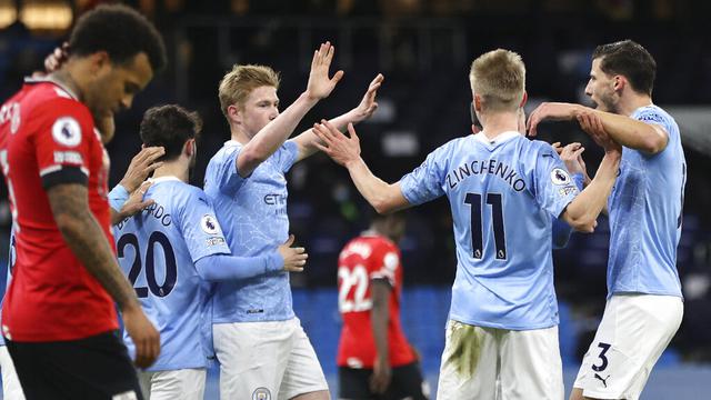 FOTO: Hajar Southampton, Manchester City Nyaman di Pucuk Klasemen Liga Inggris