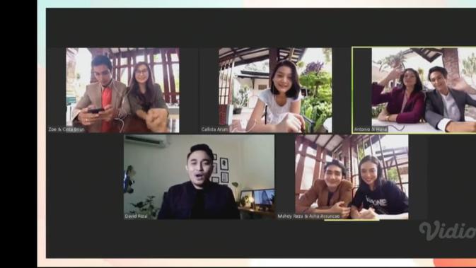 Buku Harian Seorang Istri menggelar Meet & Greet virtual, Sabtu (23/1/2021) sore live streaming di Vidio.