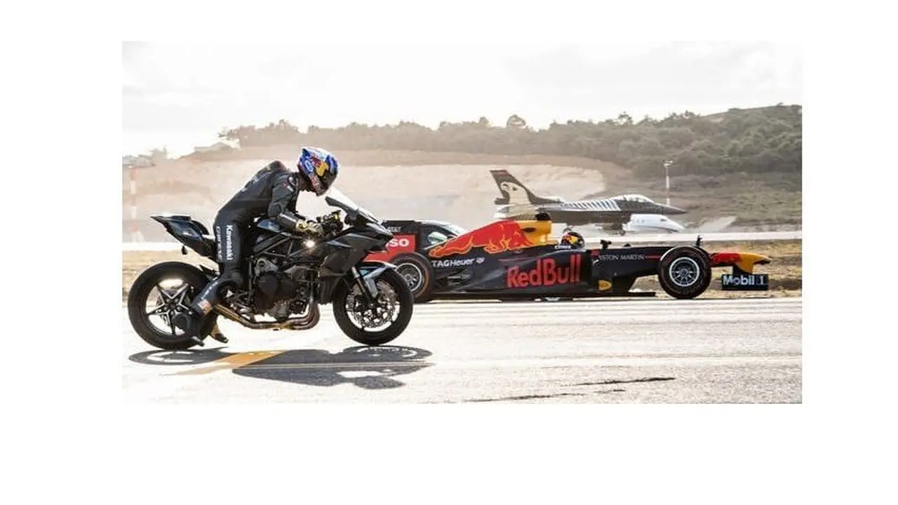 Adu Kencang Kawasaki H2 Lawan Mobil F1 hingga Jet Tempur