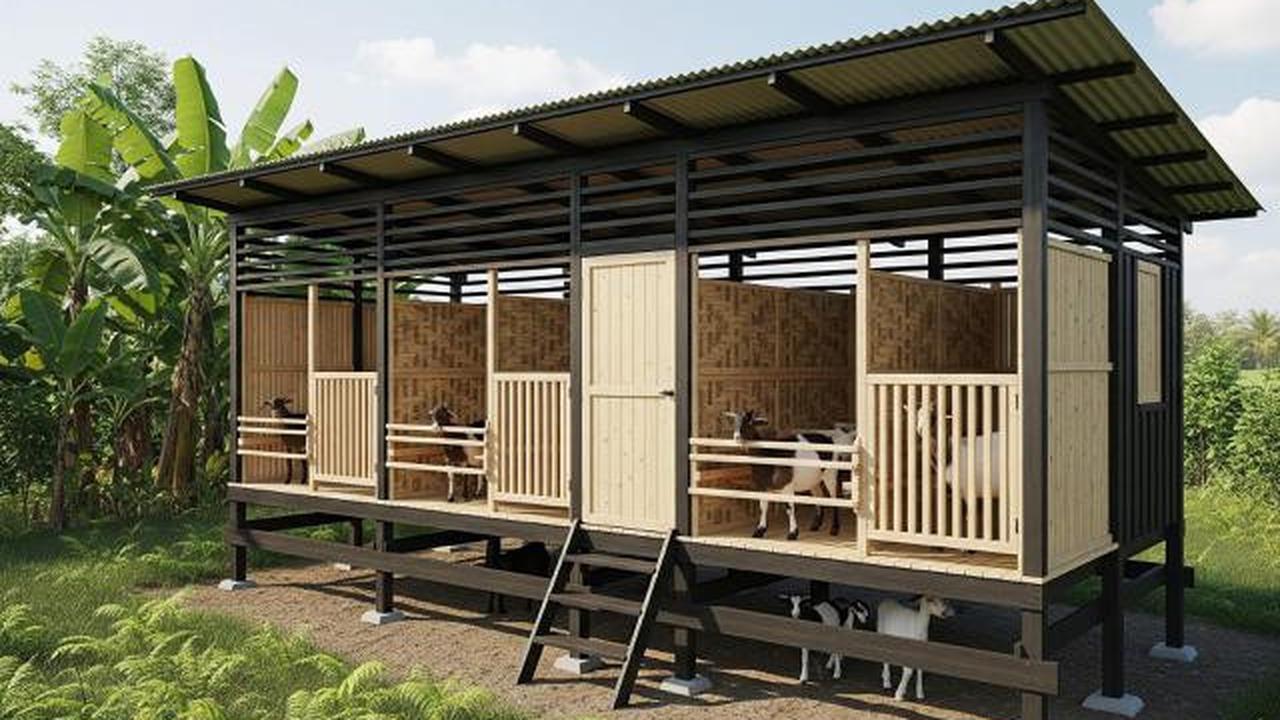 7 Trik Bikin Kandang Kambing Minimalis di Lahan Sempit, Solusi Efisien untuk Peternak Rumahan
